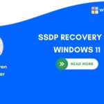 SSDP RECOVERY ON WINDOWS 11