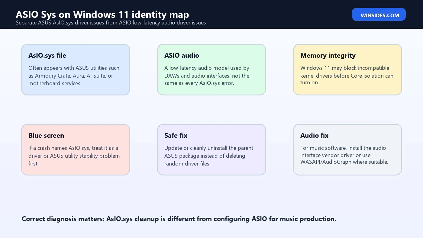 ASIO Sys on Windows 11 identity map