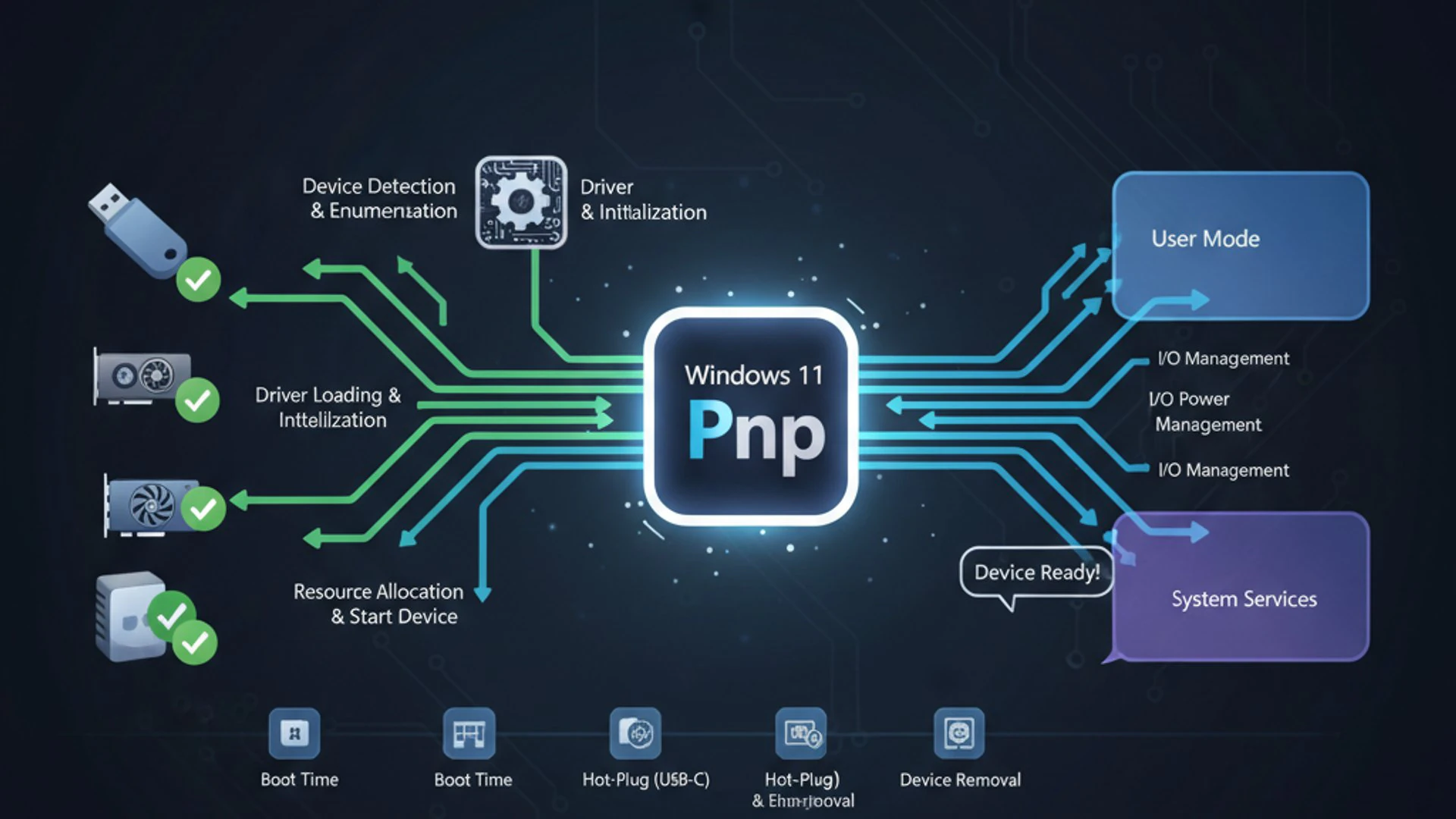 Professional illustration about Kernel PNP on Windows 11, informative and useful